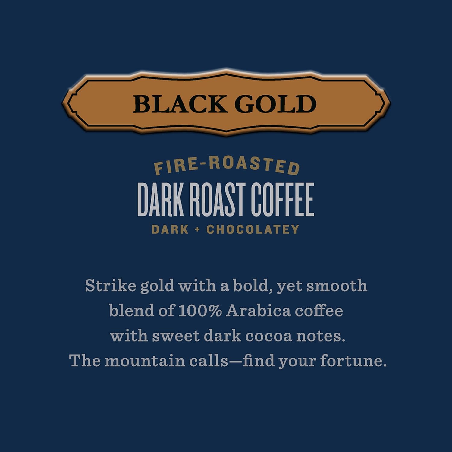 1850 Black Gold, Dark Roast Ground Coffee, 12 Ounces (Pack Of 2)