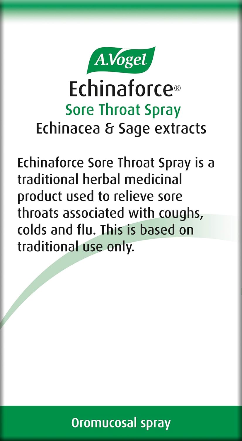 A.Vogel Echinaforce Sore Throat Spray 30ml : Health & Household