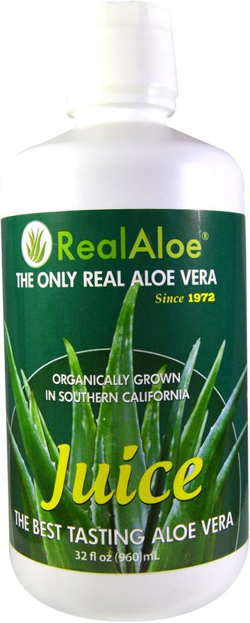 Real Aloe Inc. Aloe Vera Juice 32 Fz3 : Grocery & Gourmet Food