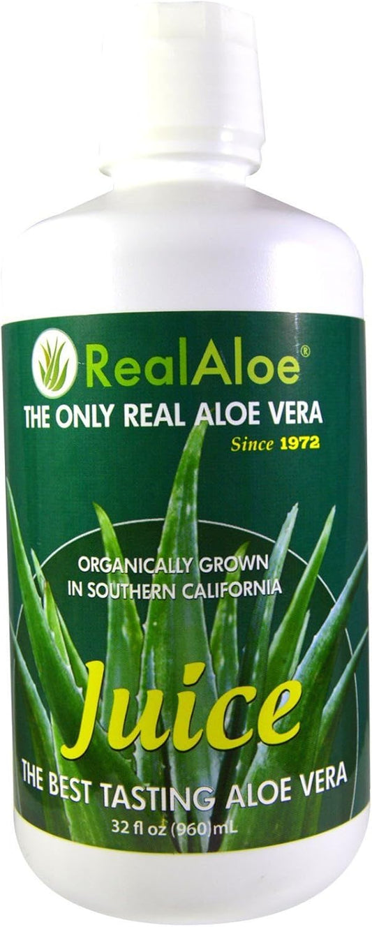 Real Aloe Inc. Aloe Vera Juice 32 Fz3 : Grocery & Gourmet Food