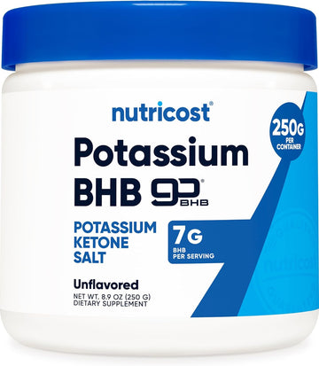 Nutricost Potassium Bhb Salts, Exogenous Ketone Supplement, 6.4G Beta-
