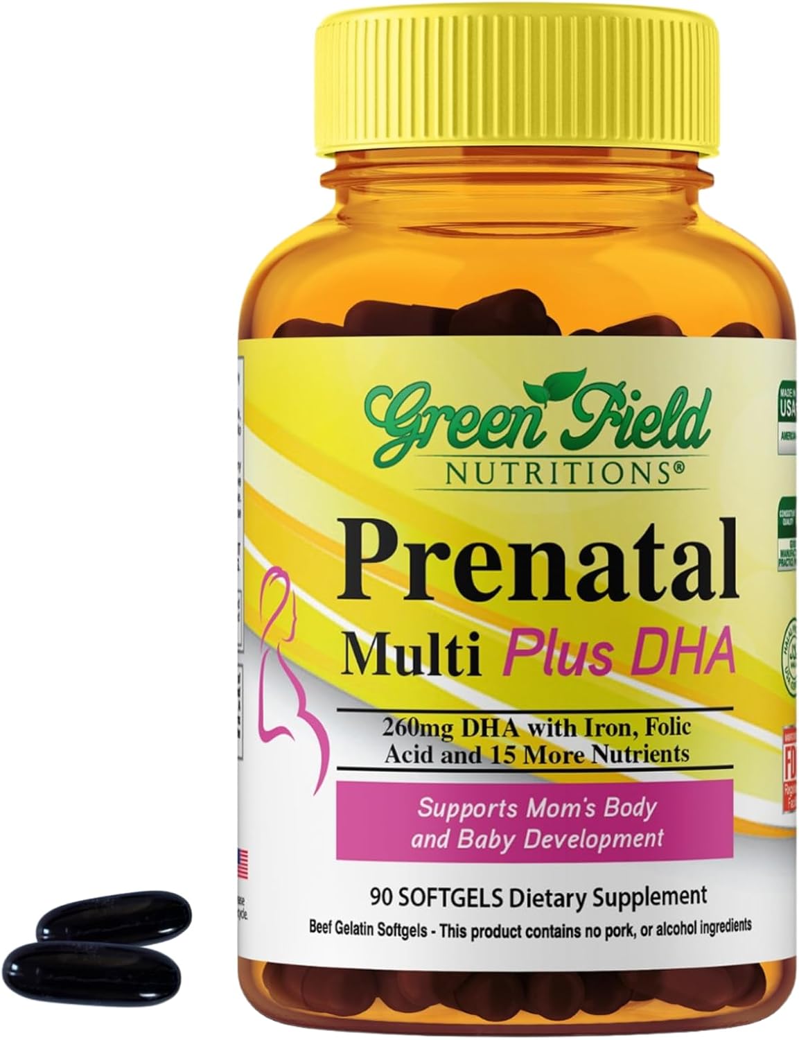 Greenfield Nutritions Halal Prenatal Vitamins