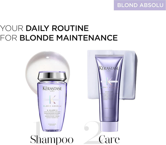 Kérastase Blond Absolu Bain Lumiere 250Ml & Blond Absolu Cicaflash Conditioner 250Ml Duo