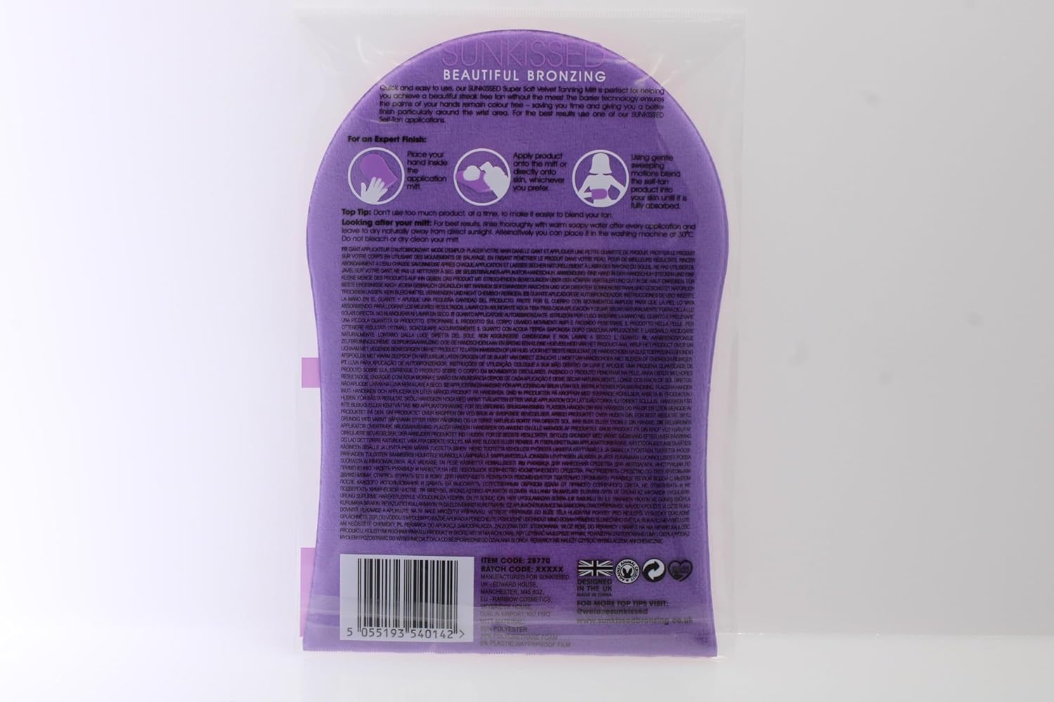 Sunkissed Hawaiian Single Sided Tanning Mitt