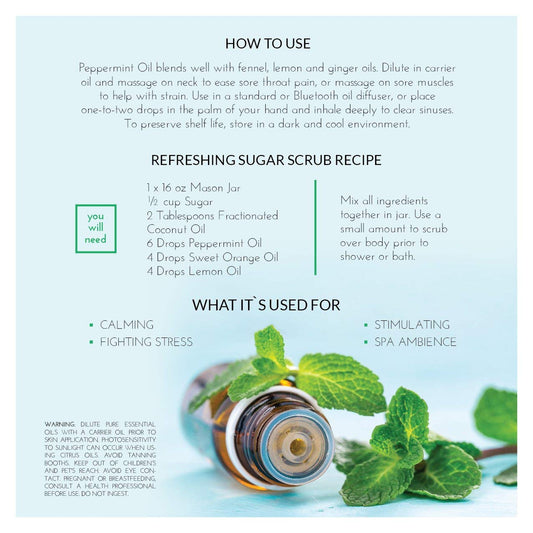 Artnaturals Oil, Peppermint, 4 Fluid Ounce