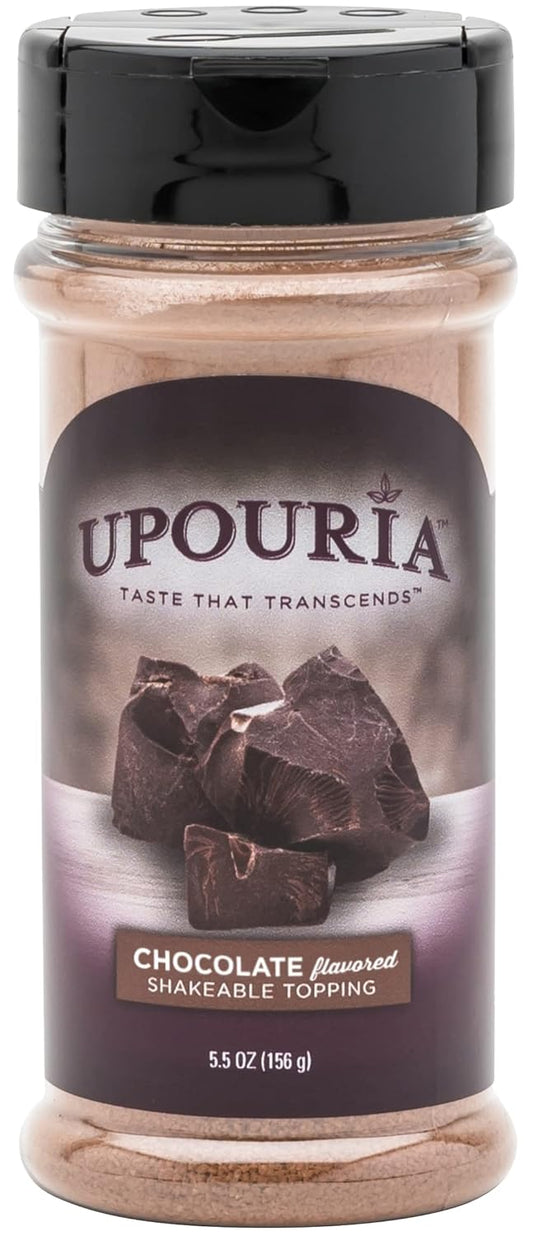 Upouria Chocolate Flavored Shakeable Topping 5.5 Ounce - (Pack Of 2)