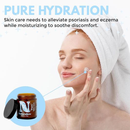 Unscented Grass Fed & Finished Tallow Balm - Multi-Purpose Fragrance-Free Tallow Moisturizer For Dry Skin, Eczema, & Sensitive Skin