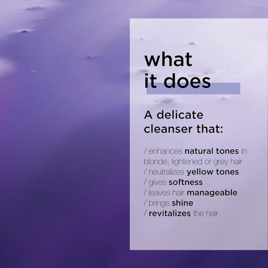 Milk_shake Silver Shine Purple Shampoo for Blonde Hair - Blonde Toner for Brassy Hair 100% SLES-Free