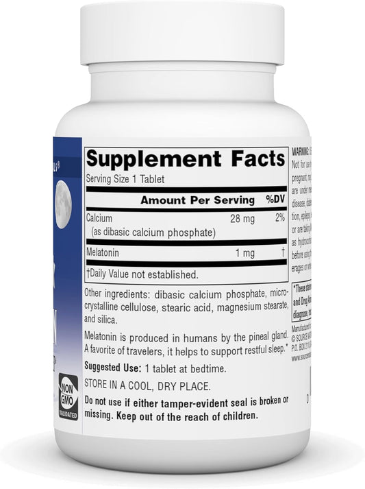 Source Naturals Sleep Science Melatonin 1 Mg - 300 Tablets