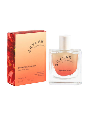 Skylar Sunkissed Dahlia Eau De Parfum - Hypoallergenic & Clean Perfume For Women & Men, Vegan & Safe For Sensitive Skin - Floral Perfume With Notes Of Dahlia, Apple & Amber - 10Ml /0.33 Fl Oz
