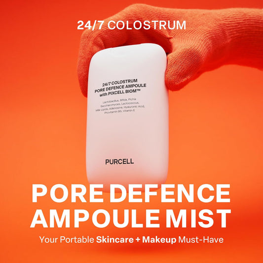 24/7 Colostrum Ampoule Mist - Glass Skin With Long Hydration, Poreless Smooth Skin, Before & After Makeup, Hyaluronic Acid And Vitamin, For All Skin Types, 1.85 Fl Oz