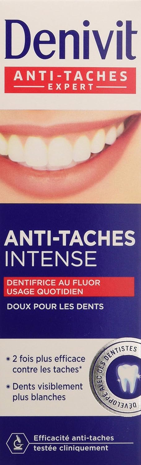 Denivit Dentifrice Anti Taches – 50 Ml – Lot De 2