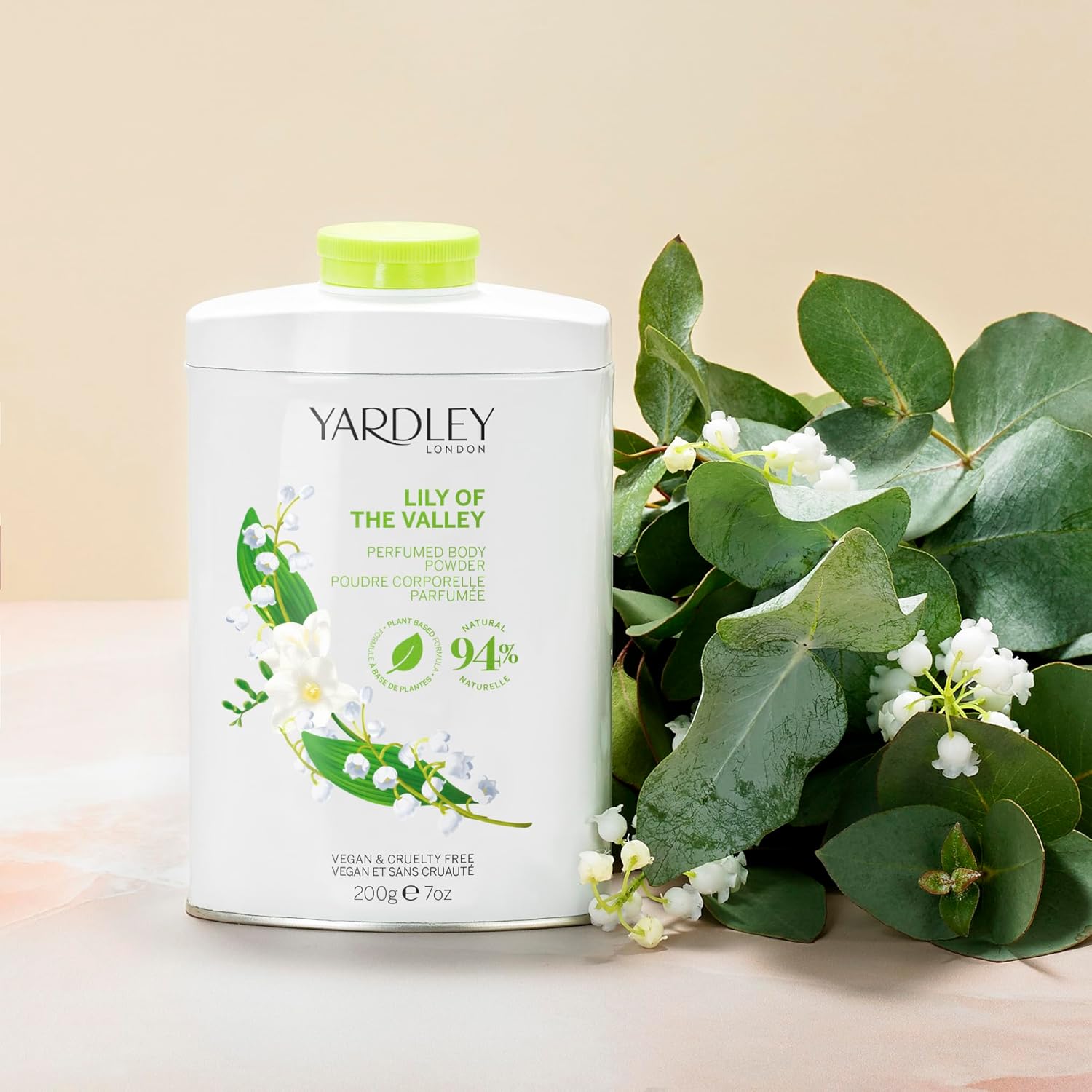 Yardley London lily of the valley perfumed body powder, talcum powder for women to help with odor control and chafing, lily of the valley dusting powder 200g : Amazon.co.uk: Beauty