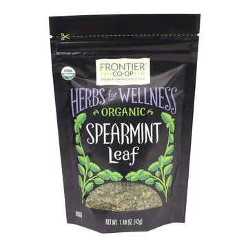Frontier Co-Op Organic Cut & Sifted Spearmint Leaf 1.48Oz