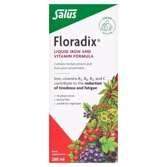 Floradix Liquid Iron And Vitamin Formula 250Ml