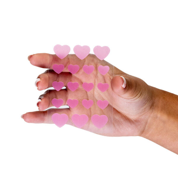 Frilliance Pimple Patches Og Pink Hearts (18 Ct/2 Sizes)