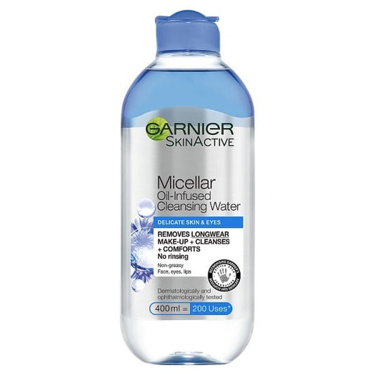 Garnier Micellar Water Delicate Skin And Eyes 400Ml
