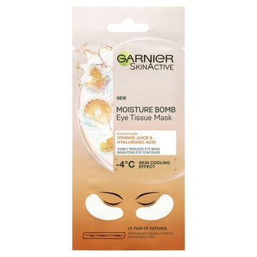 Garnier Eye Sheet Mask Hyaluronic Acid And Orange Juice 6G