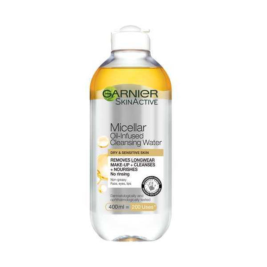 Garnier Micellar Water Oil Infused Dry & Sensitive 400Ml