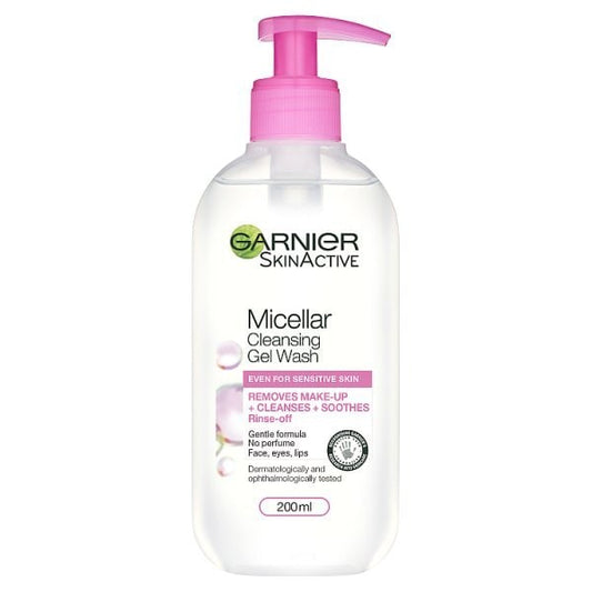 Garnier Micellar Gel Face Wash Sensitive Skin 200Ml