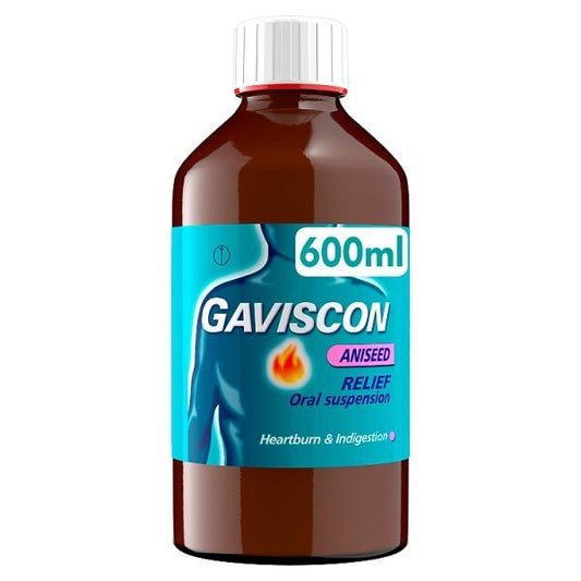 Gaviscon Liquid Heartburn & Indigestion Aniseed 600Ml
