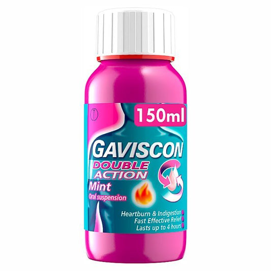 Gaviscon Heartburn & Indigestion Double Action Liquid 150Ml