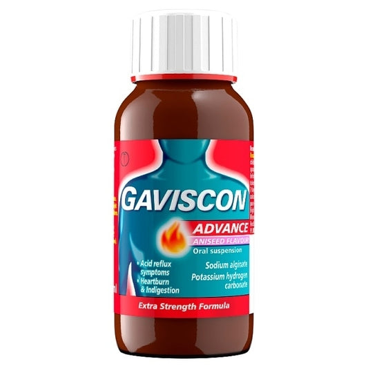 Gaviscon Advance Liquid Heartburn Relief Aniseed 150Ml