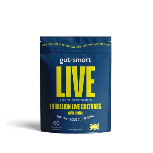 Gut-Smart Live Pre & Probiotic - 60 Slow-Release Capsules