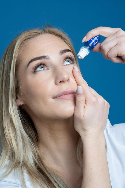 Innoxa - Blue Formula Drops - Eye Drops - Repairs Red And Tired Eyes - Original Formula - Made In France Sterile And Without Preservatives - 10 Ml - Pack Of 2 X 10 Ml