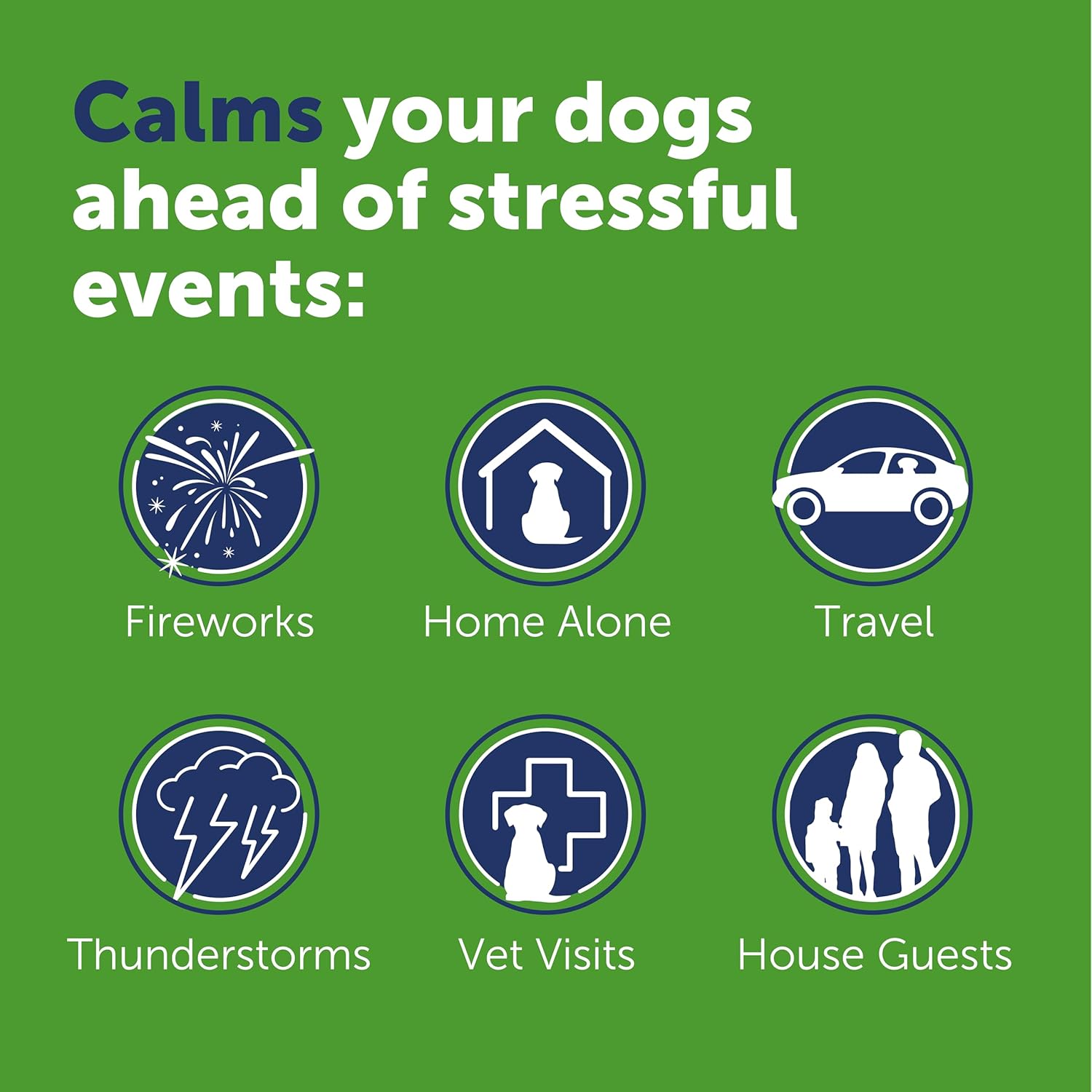 Adaptil Chew Calming Dog Treats | 30 Fast Acting Dog Calming Treats That Help Reduce Stress And Anxiety For Dogs | Tasty Chews Help In Challenging Situations Like Fireworks Thunderstorms And Travel : Amazon.co.uk: Pet Supplies