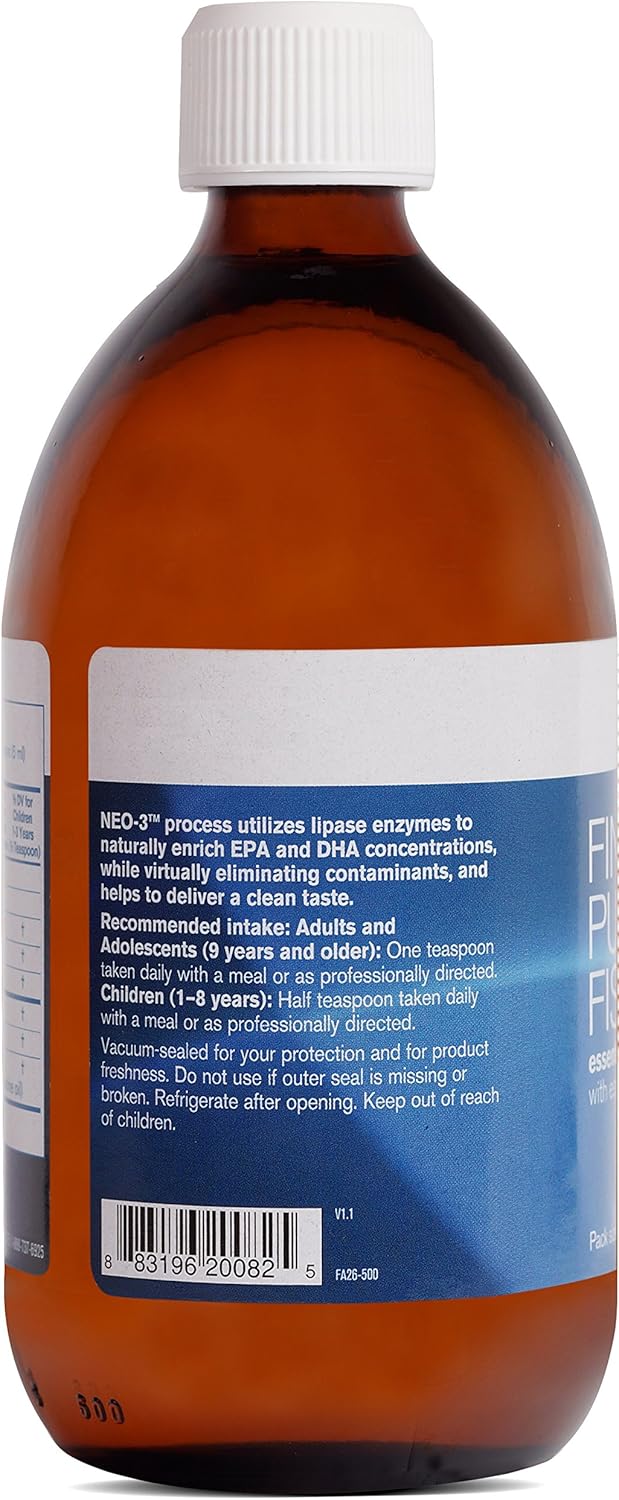 Pharmax Finest Pure Fish Oil With Essential Oil Of Orange | Supports Bone, Brain, And Cardiovascular Health | 16.9 Fl. Oz. : Health & Household