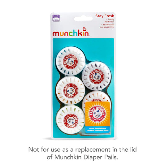 MunchkinĀ® Arm And Hammer Nursery Fresheners, Assorted Scents Of Lavender Or Citrus, 5 Count