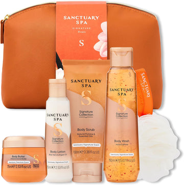 Sanctuary Spa Signature Natural Oils Selection Gift Set, Vegan, For Women Birthday