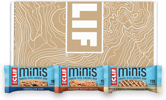 Cliff Bar Minis Variety & Chocolate Brownie Flavor Packs - 30 Count & 20 Count - Made With Organic Oats - 4-5G Protein - Plant Based Snack Bars