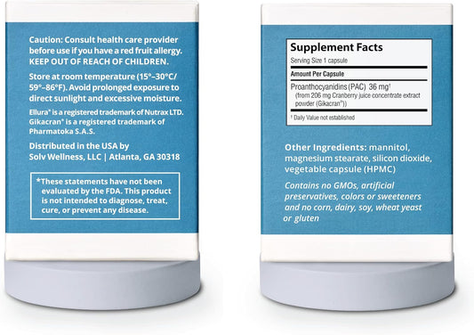 36Mg Pac: Get Ahead Of Utis With Clinically-Proven, 100% Bioavailable Pac, 30 Capsules