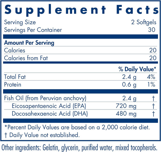 Super EPA Fish Oil Concentrate 60 Softgels