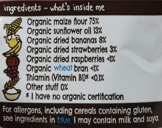 Ella'S Kitchen Strawberries + Bananas Melty Puffs
