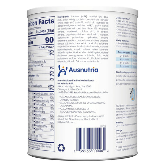 Kabrita Goat Milk Toddler Formula (6Pk, 28Oz Ea)