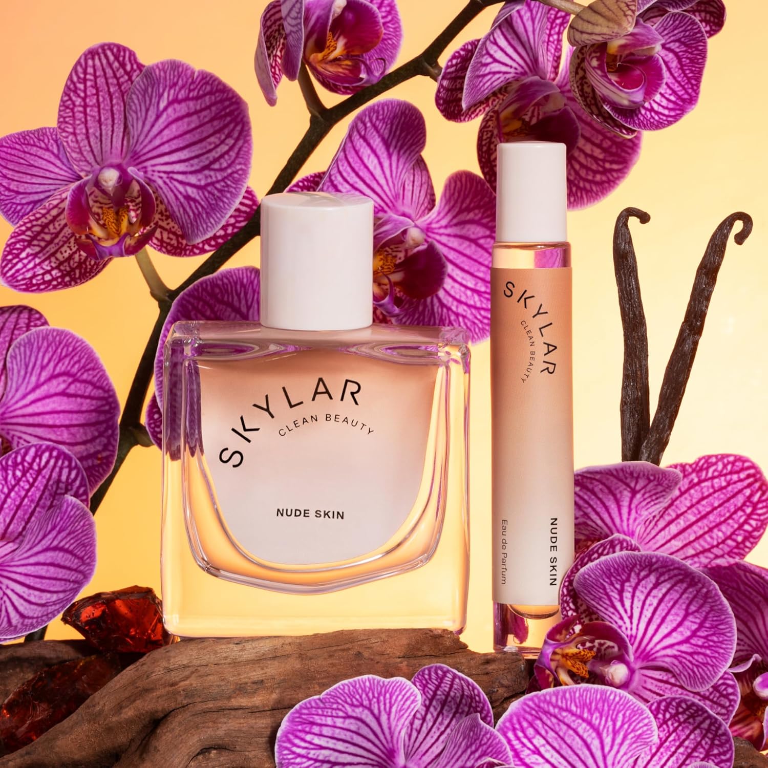 Skylar Nude Skin Eau De Parfum - Hypoallergenic & Clean Perfume For Women & Men, Vegan & Safe For Sensitive Skin, Notes Of Pineapple, Vanilla, Coconut- 10Ml /0.33 Fl Oz : Beauty & Personal Care