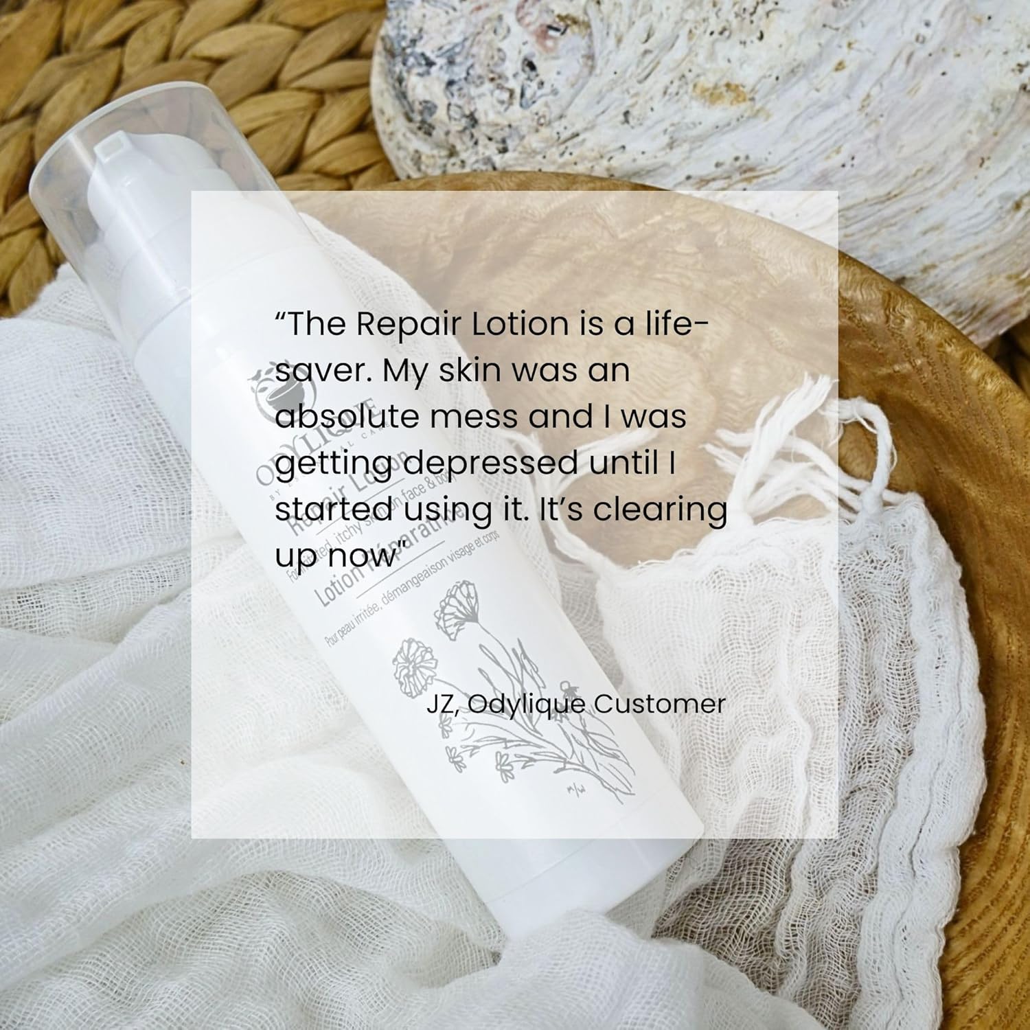 Odylique Repair Lotion | 100% Natural for Sensitive Itchy Skin 200ml | With Soothing Aloe & Calendula | Moisturiser for Stressed Skin : Amazon.co.uk: Beauty