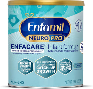 Enfamil Neuropro Enfacare High Calorie Premature Baby Formula, Milk-Based With Iron, Brain-Building Dha, Vitamins & Minerals For Immune Support, Easy-To-Digest Proteins, Baby Milk, 23 Oz Can, 4 Count