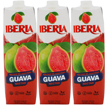 Iberia Guava Nectar 33.8 Ounce (Pack Of 3)