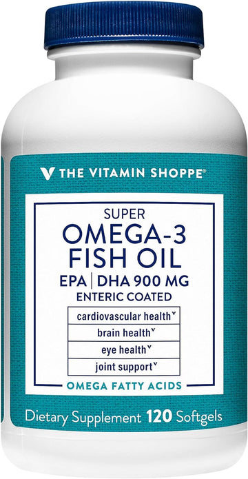 The Vitamin Shoppe Omega 3 Fish Oil 1290mg, EPA 735mg & DHA 165mg, Pur