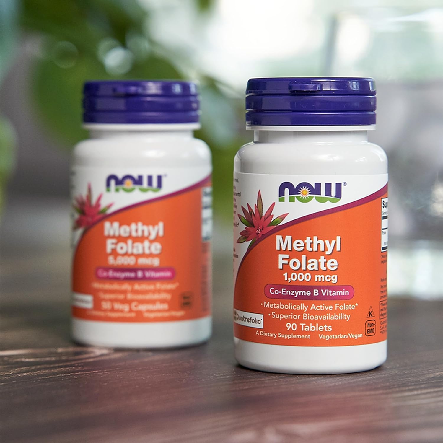 NOW Supplements, Methyl Folate 5000 mcg, Superior Bioavailability, 50 Veg Capsules : Health & Household