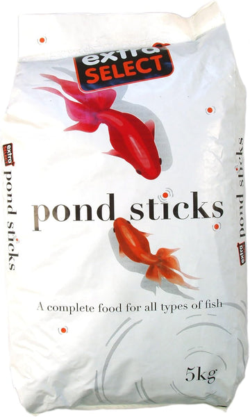 Extra Select Premium Pond Sticks Complete Fish Feed, 5 Kg10Snps