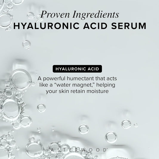 Asterwood Hyaluronic Acid Serum 1 Oz + Argireline Peptide Serum 1 Oz