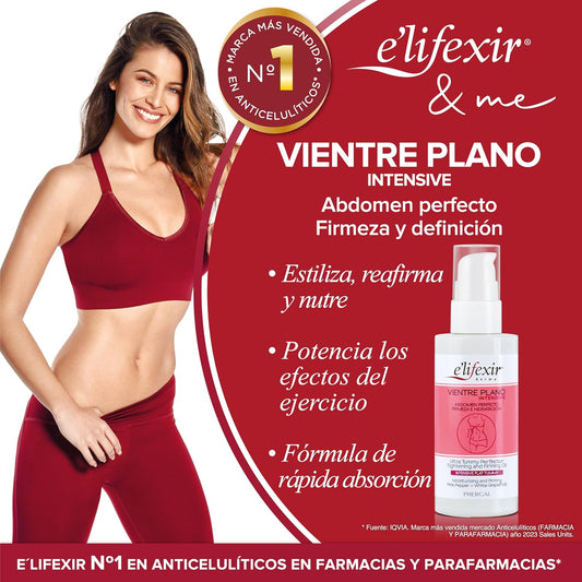 Elifexir Intensive Vientre Plano Oil | Models, Drains, Tightens And Firms The Belly | With Pink Pepper And White Grapefruit | For Men And Women | 100 Ml