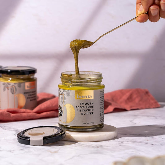 Borna Foods Pistachio Butter (100% Pure Smooth, 170G)