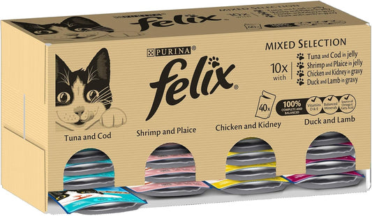 Felix Original Mixed Selection In Jelly Wet Cat Food 120X100G