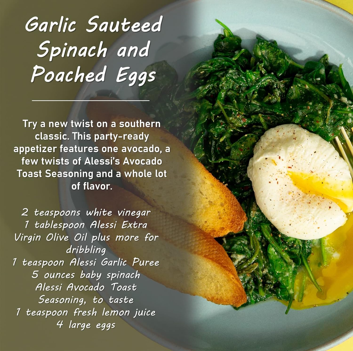 Alessi Extra Virgin Olive Oil and Avocado Toast Seasoning Combo Pack : Grocery & Gourmet Food